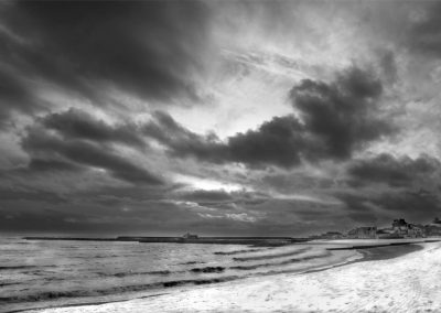 Winter Snow - Front Beach Lyme Regis - Dorset Moods